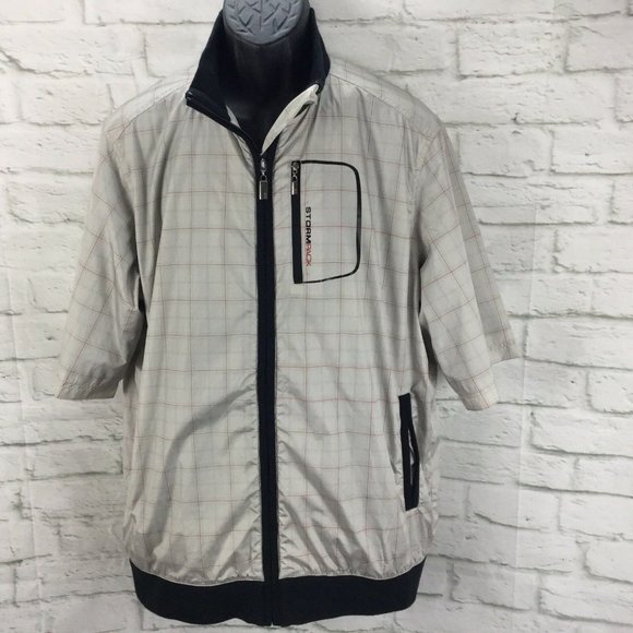 short sleeve windproof golf jacket